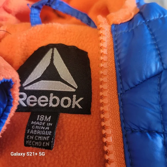 Reebok Puffer Coat Size 18 Months - Picture 2 of 4